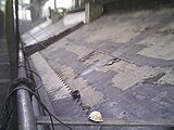 Wandauskleidung mit Basalt als Verschleisschutz Wandauskleidung mit Basalt als Verschleisschutz